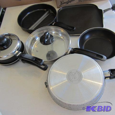 lot 140 image: Griddle, Omelet & Fry Pans