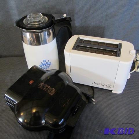 lot 142 image: Coffee Maker, Toaster, Grill