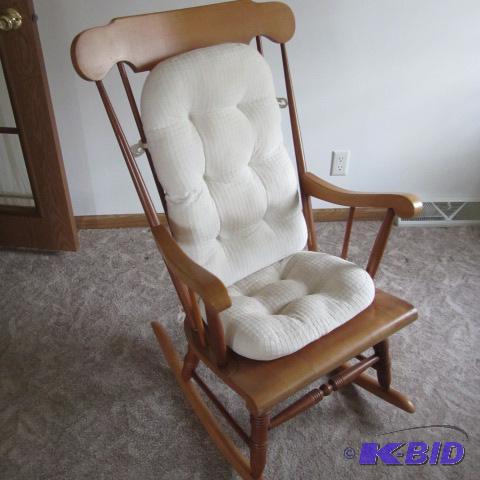 lot 16 image: High Back Rocker