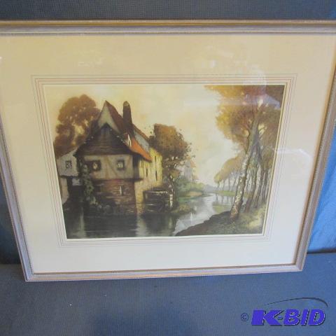 lot 165 image: Haumont Framed Art