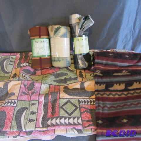 lot 192 image: New Fleece Throws