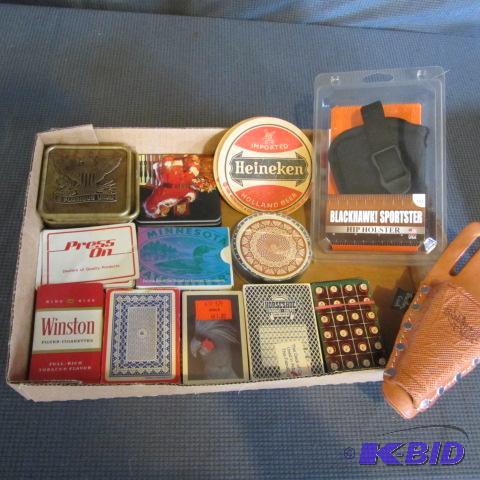 lot 202 image: Playing Cards, Hip Holster
