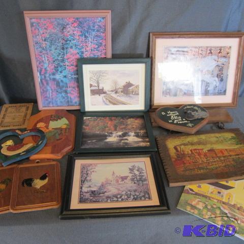 lot 209 image: Art, Trivets, Carousel Horse Photo