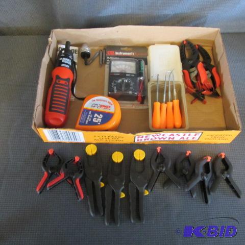 lot 211 image: Cordless Screwdriver, Bits, Pick Set