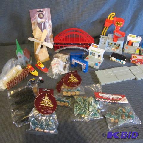 lot 232 image: Plastic Village Play Set