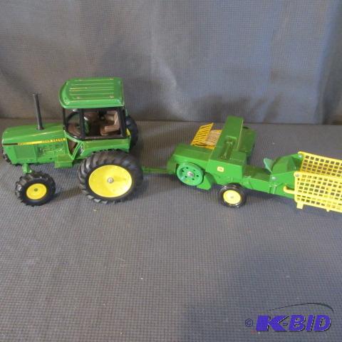 lot 236 image: John Deere Tractor, Baler