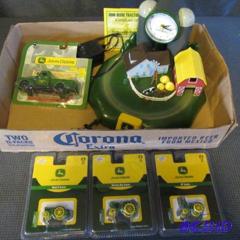 lot 240 image: John Deere Clock, Tractor