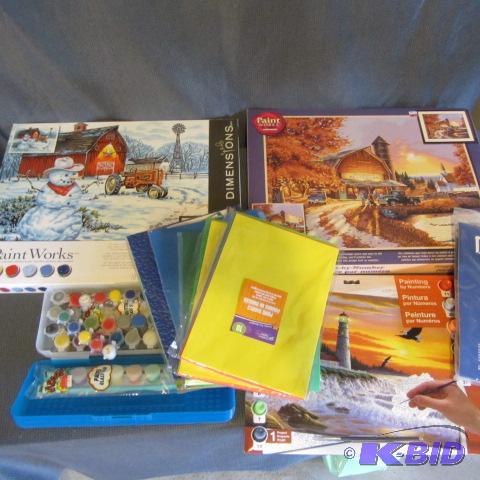 lot 267 image: Paint Kits, Craft Foam