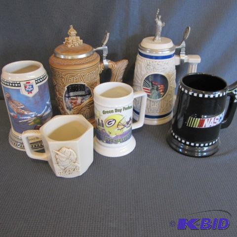 lot 27 image: Steins, Avon, Nascar, Packers