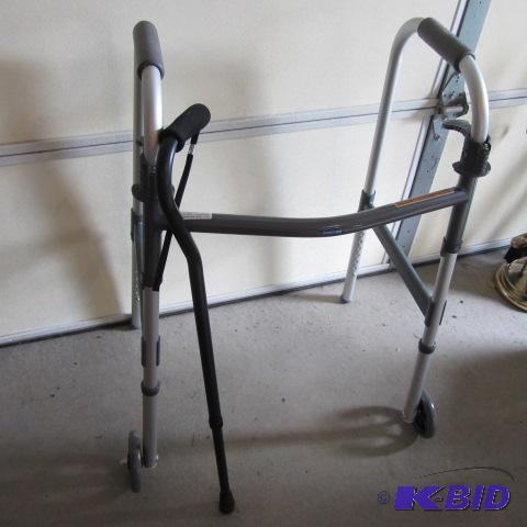 lot 287 image: Folding Walker, Cane