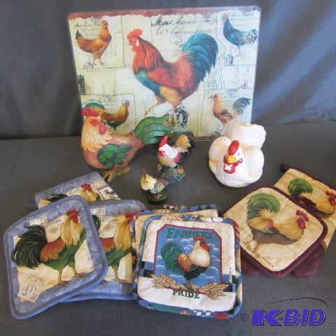 lot 32 image: Chicken Kitchenwares