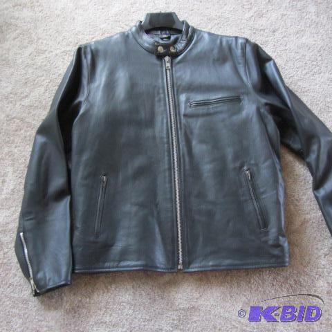 lot 325 image: Leather Coat