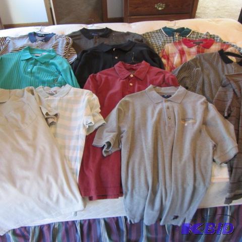 lot 376 image: Mens Polo Shirts