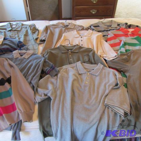 lot 378 image: Mens Polo Shirts