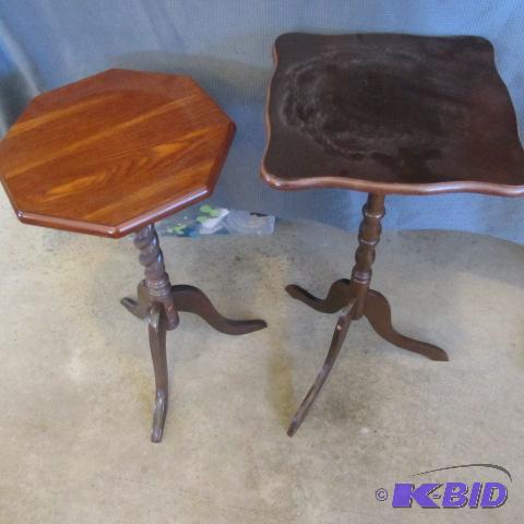 lot 58 image: Pedestal Tables