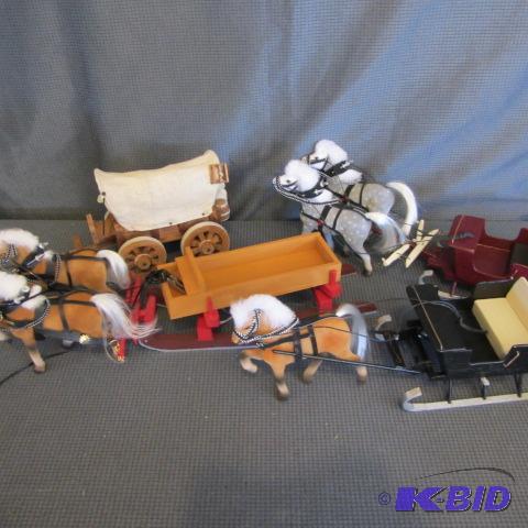 lot 79 image: Sleighs, Bobsled & Conestoga