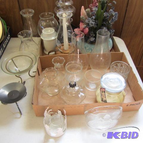 lot 86 image: Kero Lamps, Candle Stands