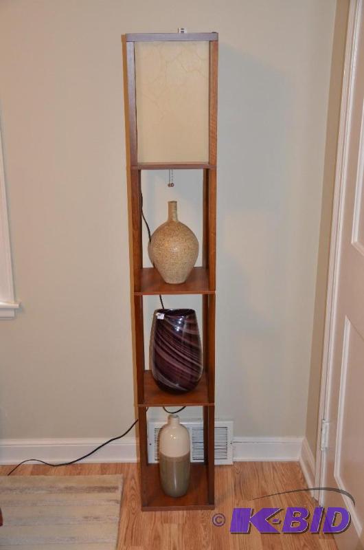 lot 24 image: Retro looking Unique Lamp 63X11x11" with...