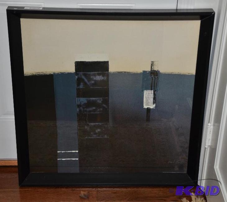 lot 26 image: Framed print Artwork 31x32" by Brad Cart...