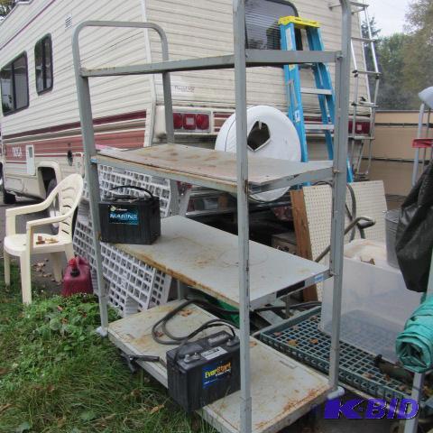 lot 18 image: Roller Shelving Unit