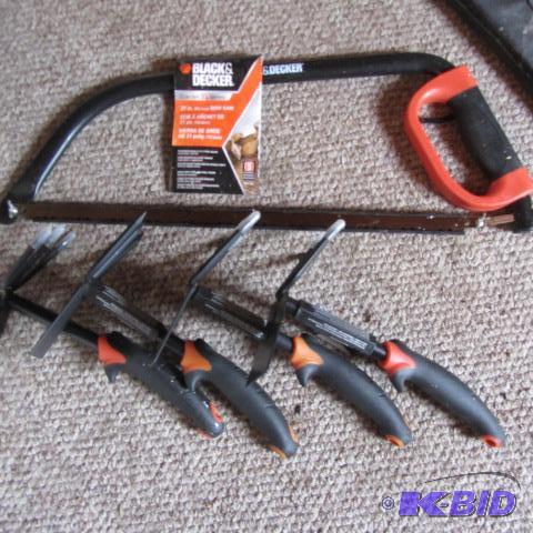 lot 204 image: B&D Bow Saw, Garden Grub Tools