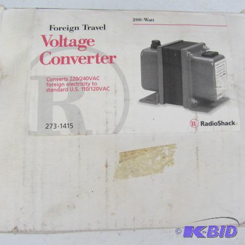 lot 260 image: Travel Voltage Converter