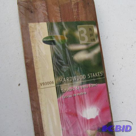 lot 275 image: Hardwood Garden Stakes