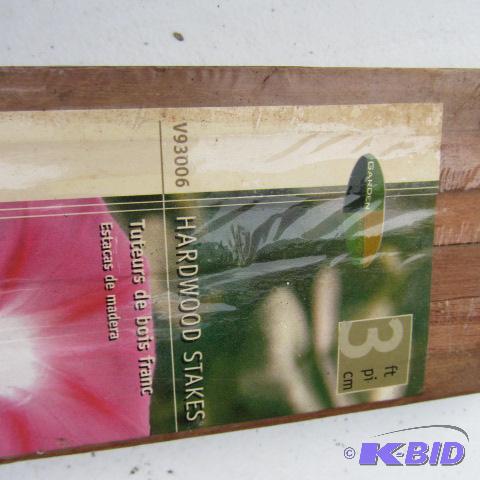 lot 276 image: Hardwood Garden Stakes