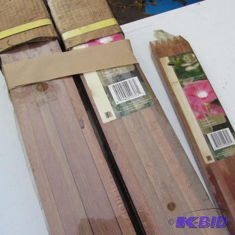 lot 277 image: Hardwood Garden Stakes