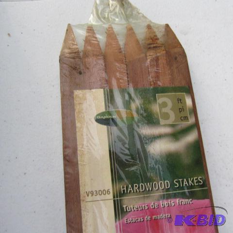 lot 280 image: Hardwood Garden Stakes