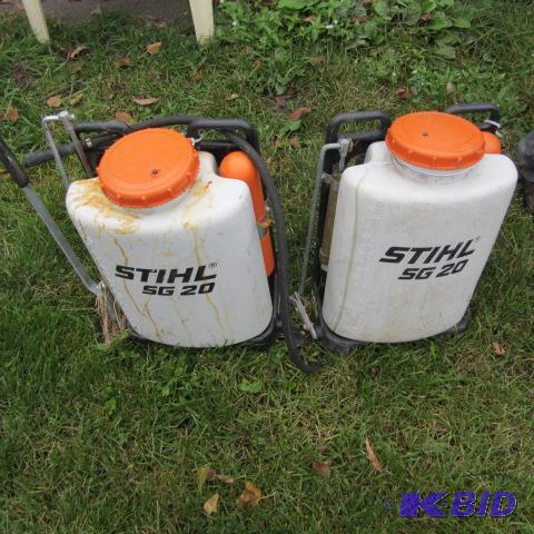 lot 31 image: Stihl Backpack Sprayers