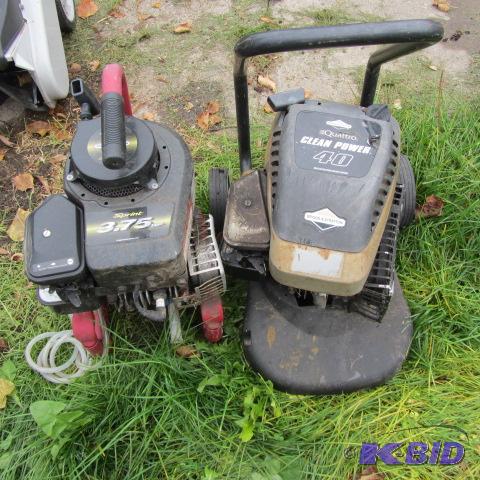lot 32 image: Motors for Pressure Washers