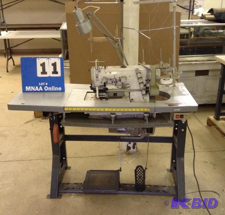lot 11 image: Kansai Special WX-8803EMK Serger with Table