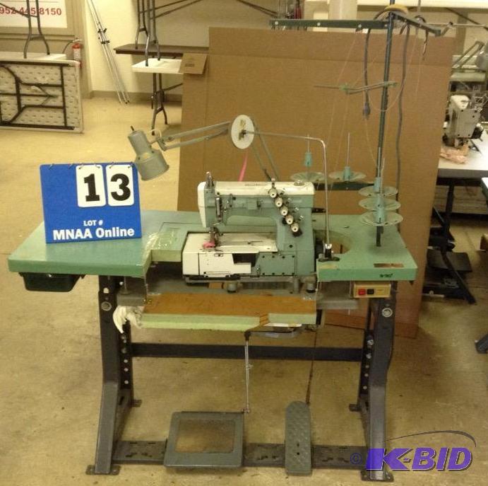 lot 13 image: Kansai Special W-8103-D Serger with Table