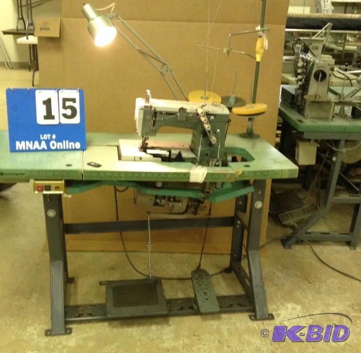 lot 15 image: Kansai Special V-7003F Serger Machine and Table