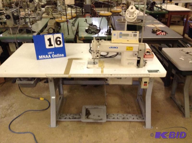 lot 16 image: Juki DLN-5410N-7 Serger with Table