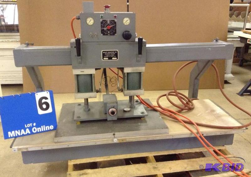 lot 6 image: Quality Industries 2054H7() Pressing Machine