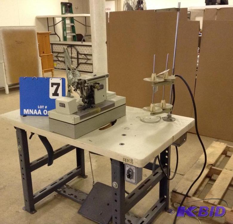 lot 7 image: Reese S3 Serger Machine with Table
