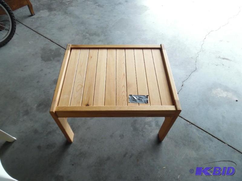 1 Wooden End Table...