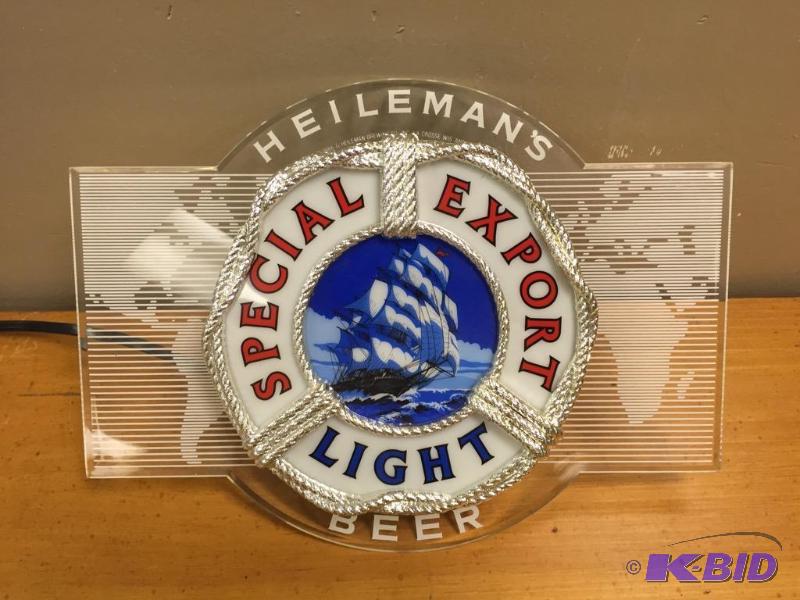 lot 14 image: Special Export Light Light Up Sign
