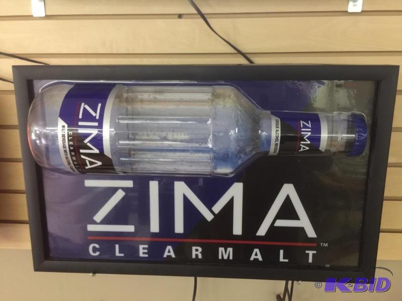 lot 2 image: ZIMA Clearmalt Sign