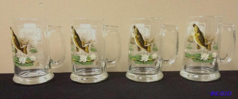 lot 27 image: Four Schmidt Beer Series II Collector Beer Mugs