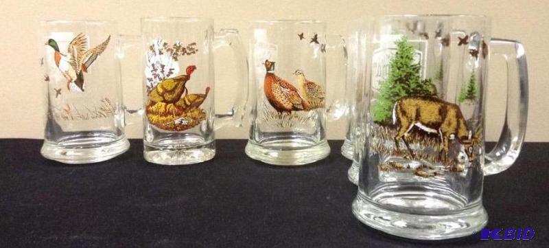 lot 32 image: 6 Schmidt Beer Collector Mugs