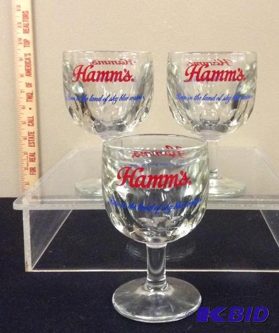 lot 56 image: Hamms Beer Glasses