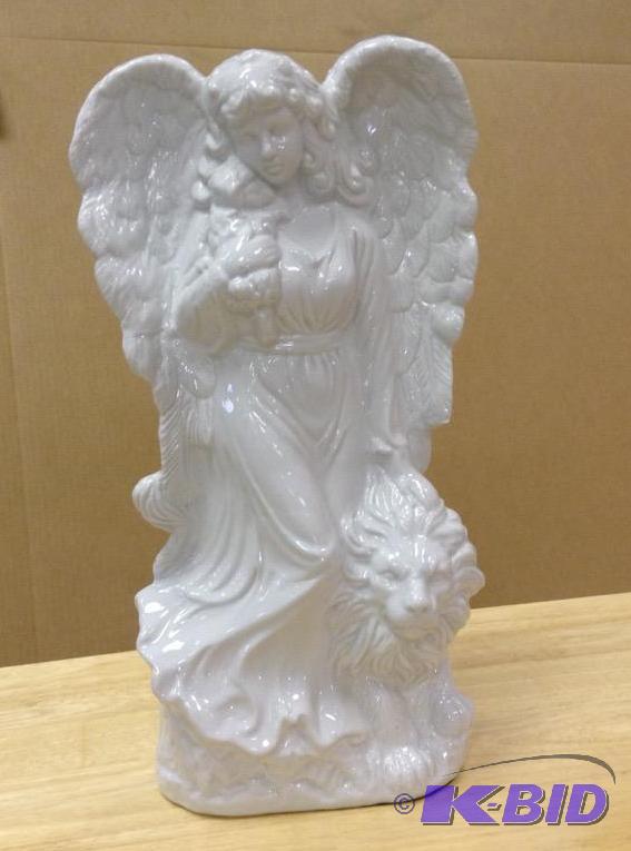 lot 64 image: Large Angel Statue