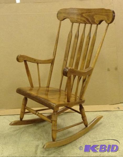 lot 65 image: Novoles Wood Rocking Chair