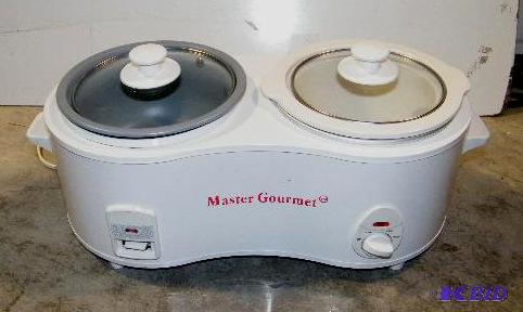 Master Gourmet Double Crock Pot