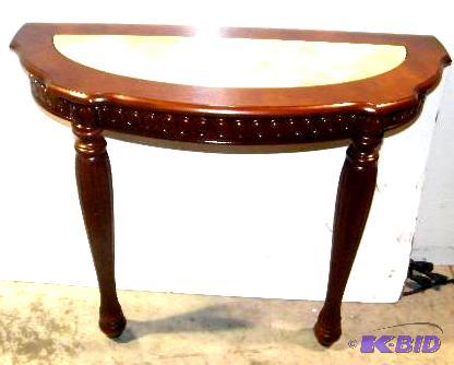 Carved Vanity Table - Mount the back to the w...