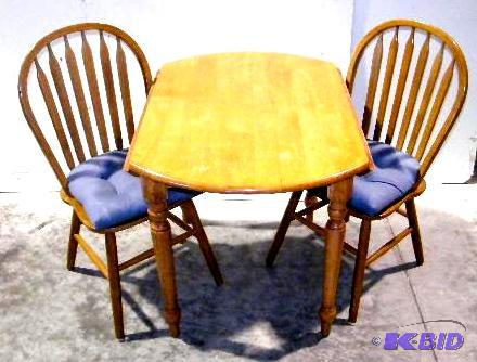 Three Piece Table Set - Table and two chairs ...