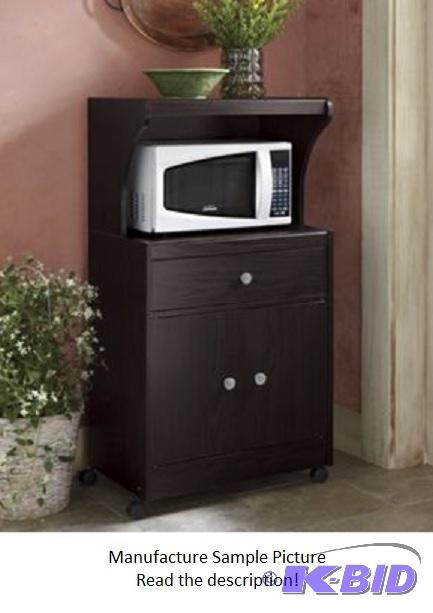 Microwave Cart - Espresso - A handy helper in...